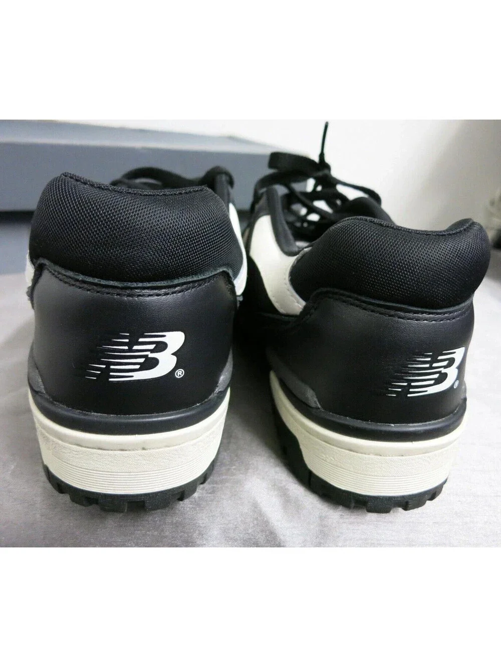 New Balance 550 Shoe 'Black White' Leather BB550SV1 Men's sz 13